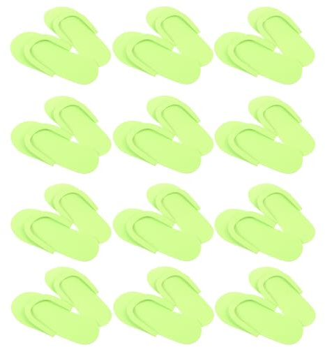 PENIKOKO Pantofole Pedicure Usa e Getta in Schiuma Eva, Design Infradito Sicuro, 12 Paia, Accessorio per Hotel e Spa, per Uso Pedicure Colore Casuale