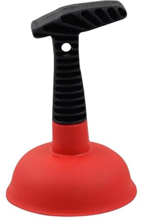 mophrati Durable Kitchen Drain Plunger Ergonomic Handle Small Unclogging Tool Powerful Drain Cleaning Assistant Sink Plunger Kitchens Sink Powerful