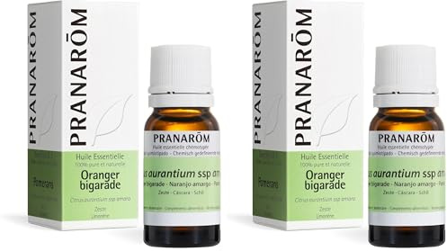 Pranarôm -Huile Essentielle d'Oranger Bigarade - Oranger Amer - Huile Essentielle -10 ml (Lot de 2)