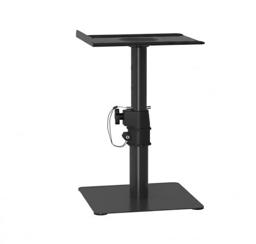 Fxzqgnh Höhenverstellbarer Monitorlautsprecherständer Height Adjustable Tisch-Lautsprecherständer Anti-Slip Pads Metall-Lautsprecherständer für Aufnahmestudio