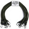 Pluvios - 40 (100CM) Robuste Spanngummis mit Haken - 10er-Pack - Größenwahl - Elastische Vielzweck Gummi Spanngurte für Gepäck, Dachträger, Camping - Wetterfester, UV-beständiger Expander