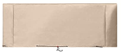 onekover Housse De Protection pour Table Rectangulaire, Beige, L 240 x l 110 x h 70 cm