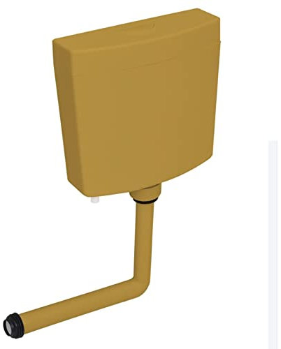 Festnight WC-Spülkasten Toilettenspülkasten 3/6 L Spülkasten Wc Schmal Spülkasten Wc Spülkasten Aufputz Currygelb
