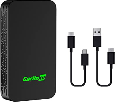 Carlinkit 5.0, 2air, Wireless CarPlay and Android Auto Wireless 2-in-1 Adapter,For Cars With CarPlay and Android Auto Function, Plug & Play, Supports Voice Assistant,Navigation,Music..