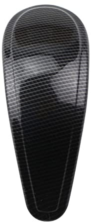 Schaltknauf Für Opel Für Astra Für Insignia J 2009-2014 AT Auto Schaltknauf Abdeckung Pailletten Trim Automatik Schalthebel (Farbe : Schwarz)