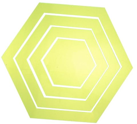 STOBOK Hexagon Quilting Lineal 4 Stück Transparente Acryl Nähvorlagen Für Quilting Und Patchwork Multifunktionale Quiltwerkzeuge Für Selbstgemacht Nähprojekte