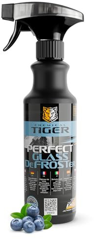 CHEMICAL TIGER - Spray Dégivrant Pare-Brise - Dégivreur de Vitres Jusqu'à -70°C - pour les Vitres, les Miroirs, les Serrures, les Escaliers - Ne Tache pas - Parfum de Baies - Concentré - 500 ml
