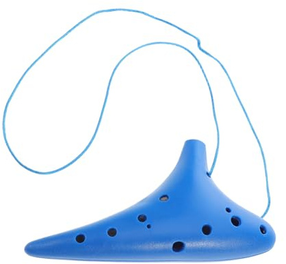 TOYANDONA 12loch Okarina Instrument für Anfänger Professionelle Harz Okarina Musikinstrument Alt C Ocarina Instrumente für Spieler