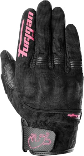 Furygan Jet AS D3O Lady - Motorradhandschuhe Damen - Ziegenleder - Touchscreen – Wasserdicht - Atmungsaktiv & Thermofutter, M EU