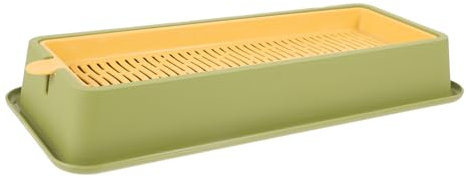 EXAOMBLE Cat Grass Planter Box Wear-resistant Hydroponic Cat Grass Tray Convenient Reusable Design Easy to Clean Double Effortless Watering