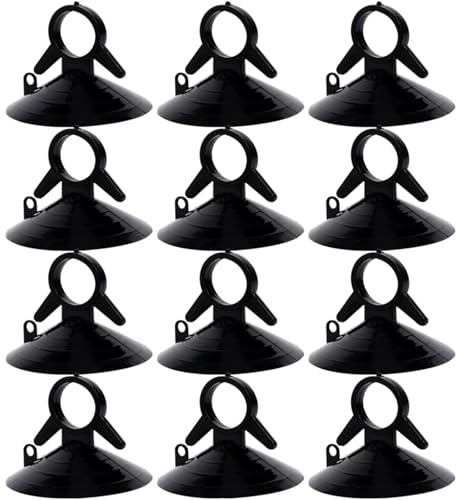 TOPBATHY Ventouse Pare-Soleil Voiture 4.5 Cm Fixation Solide Anti-Dérapante Pour Pare-Brise Et Vitres Latérales Protection Solaire Accessoire Auto
