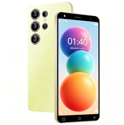 LatsYrs Unlocked Smartphone 5.0-inch Display, 2GB RAM+16GB ROM,Dual SIM Dual Camera,Android 10.0,Wifi,Bluetooth,FM,GPS 4G Basic Mobile Phone (Champagne Gold)