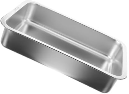 VILLFUL Lettiera per in Inossidabile Design Vaschetta Shallow per Addestramento e Pulizia Facile per e Conigli e Ufficio
