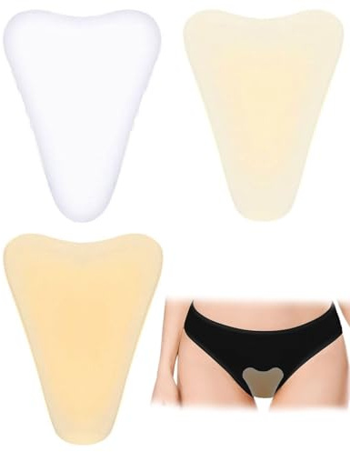 FUGLUS 3 correttori per dita dei piedi di cammello, riutilizzabili, invisibili, senza cuciture, adesivi in silicone, per leggings da donna, costumi da bagno, copertura impermeabile