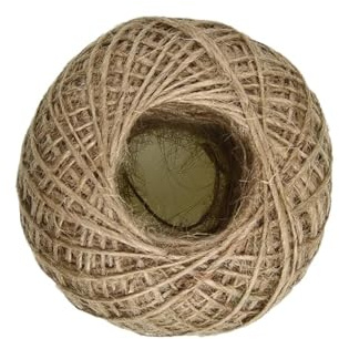 Corda Canapa Corda lunga in juta, spago di lino naturale, corda rustica, fai da te, for giardinaggio, artigianato, imballaggio