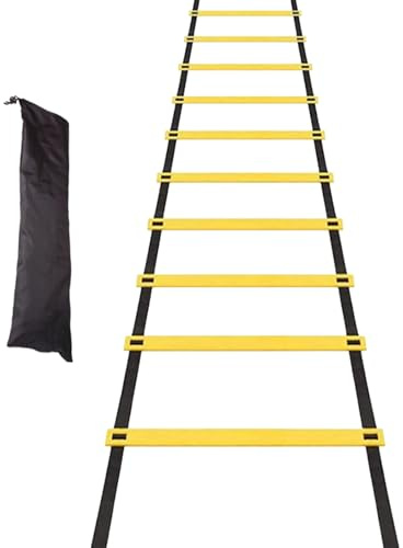 Generico Agility Ladders fotboll Ladder Speed Training, Instant Set-up Fotboll Enhancement Träningsutrustning för Män Kvinnor Youth Athletes Professionals Vuxna