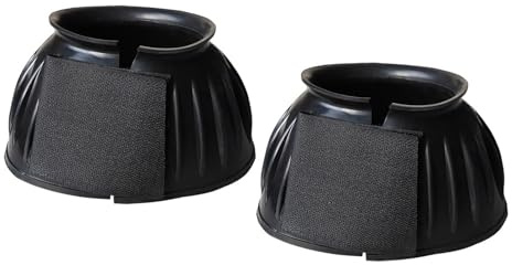 MZRAN Housse de protection professionnelle pour bottes de cheval, confortable, protection de sabot en caoutchouc, boucle adhésive durable