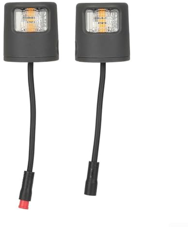 Honseadek Ein Paar Blinker für Xiaomi Elektroroller, wasserdichter Stecker, verschleißfester Kunststoff, Installation für Outdoor-Sicherheit beim Fahren