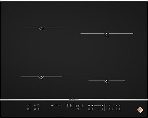 De Dietrich DPI7670X plaque Noir Intégré Plaque avec zone à induction - Plaques (Noir, Intégré, Plaque avec zone à induction, Verre-céramique, 2400 W, 16 cm)