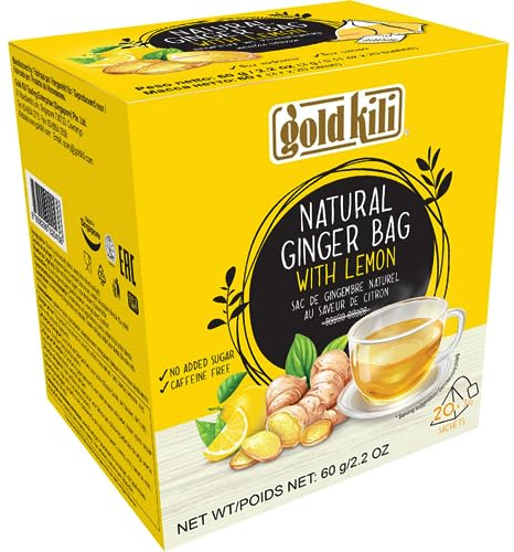 GOLD KILI - Bevanda allo zenzero e limone naturale - (20 X 3 GR)