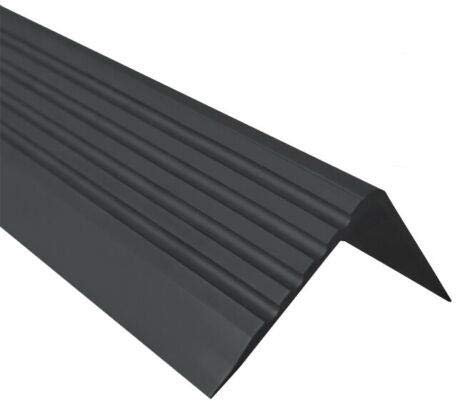 Proper Tools Stair Edge Nosing Step Edging Trim self Adhesive ND - 1200mm - Black