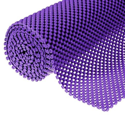 Antirutschmatte für Teppich 2PCS Regaleinlage, Schubladeneinlage, rutschfeste Matte, Regale, Gittermuster, PVC, nicht klebende Griffeinlage for Küchenschränke, Drahtregale Teppichstopper für Regal, Sc