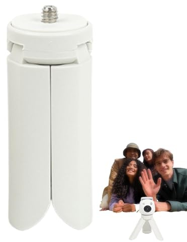 Trípode portátil para cámara, trípode Plegable, 3.2 x 1.2 x 1.2 Pulgadas, diseño Compacto, Accesorios de Viaje Negro/, fotografía para Selfie Digital para Viajes Cortos, Citas