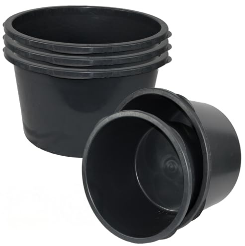 3 Stück Friesenthal Mörtelkübel, in 65L, Baukübel, Made in Germany - Blauer Engel