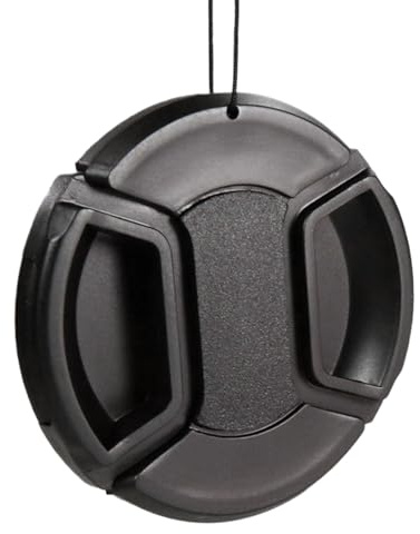 Capuchons pour Objectif, Protection pour Objectif, Accessoire de Rechange antidérapant en ABS pour Appareil Photo, idéal pour l'enregistrement d'images, Le vlogging, la Photographie et la
