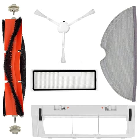 MKVAXR Vacuum Cleaner Parts Set, For Xiaomi, MI Robot Vacuum Mop 2 Pro Plus STYTJ02ZHM Accessories Vacuum Cleaner Spare Parts Replacement Brush Filter Mop Cloth(SH)