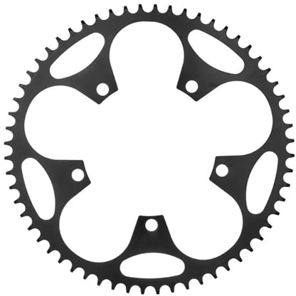 GBSONGJIN Kettenblatt, Fahrrad Kettenblatt 110 130 BCD Kettenblatt 36T 38T 40T 42T 46T 50T Schmal Breit Rennrad Krone 5 Schrauben for Klapp Fahrrad(46T,130BCD)