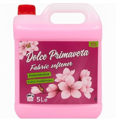 Universal Power Gel 2in1 Bicarbonate 5L (142W) Concentrated Liquid Laundry Detergent & 5L (200W) Fabric Softener (200W Dolce Primavera 5L Softener)