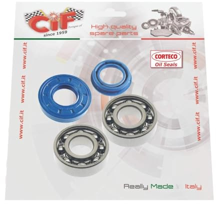 KIT CUSCINETTI + PARAOLI ALBERO MOTORE M I N A R E L L I 2T BOOSTER SR SCARABEO F10