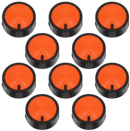 ABOOFAN 10pcs Heater Temperature Control Knobs Replacement Portable Heater Setting Control Knob for Baseboard Radiator Easy Install Thermostat Selector Switch for Hvac Maintenance