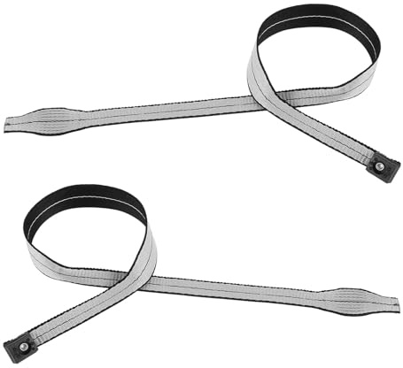 MAGICLULU Lot de 2 Sangles de Poignet pour Bâtons de Ski et Trekking en Nylon Léger Mécanisme de Libération Rapide et Design Anti-Perte pour Activités de Plein Air