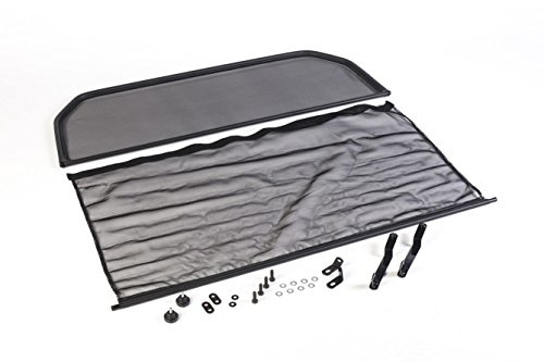 Windschott für Peugeot 306 Cabriolet 1994-2002 - Klappbar - Schwarz | Windabweiser | Windblocker | Wind Deflector - Tief-Tech