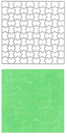 Stanzenshop Stanzschablone Puzzle, Stanzformen, Schablonen, Scrapbooking, Kartenherstellung, DIY, Prägeschablonen, Papierkarten, Cutting Dies