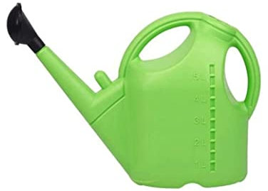 Regadera Pulverizador Regadera, Regadera De Plástico, Aspersores De Gran Capacidad para Regar Flores Vegetales, Maceta De Jardín, Regadera Botella Pulverizador Regaderas (Color : Green, Size : 5L)