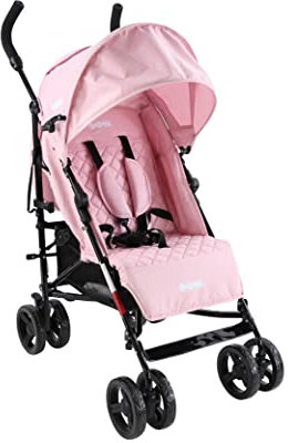 Babyco Arc 0+ Poussette Poussette Rose avec Protection Pluie