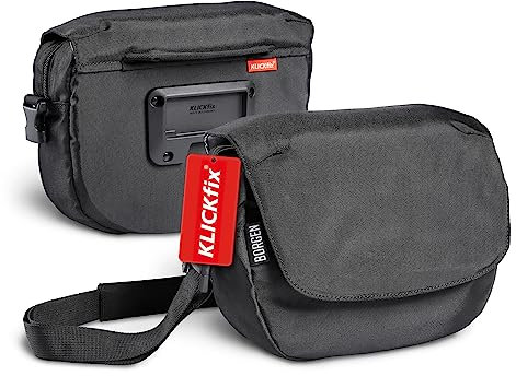 Borgen KLICKfix Lenkertasche Fahrrad - Wasserabweisende und geräumige Fahrrad Lenkertasche 5 L - Fahrradtasche Lenker