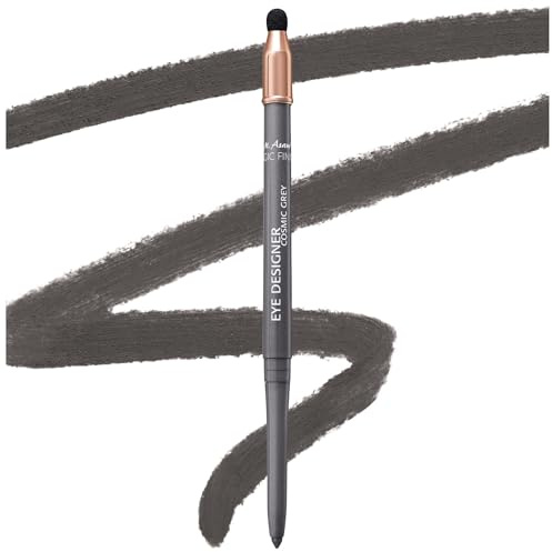 M. Asam Magic Finish Eye Designer Cosmic-Grey (0,28 g) | wasserfester Eyeliner für ein langanhaltendes & farbintensives Ergebnis mit integriertem Schwämmchen für einfaches