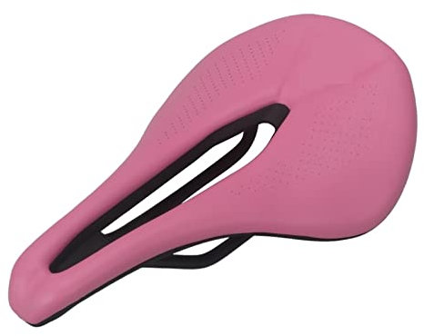 Fahrräder für Männer und Frauen, MTB Rennrad Sattel Eva Ultraleicht Atmungsaktiv Bequemes Sitzkissen Bike Racing Sattel Fahrrad Sitz Fahrrad Teile (Color : Ts60 Pink)