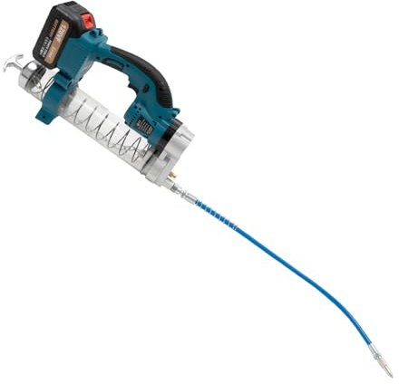 FUROMG Batteriebetriebene Fettpresse 21V Schmierpresse Elektrisches Fettpressen Set Hochleistungs-Fettpresse Grease Gun Fett mit Zubehör Koffer