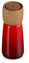 Le Creuset Alpin Salzmühle Steingut, 17,8 cm, Kirschrot