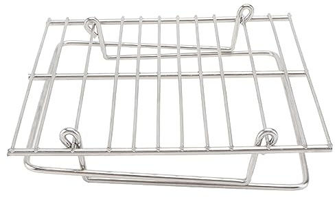 BEBEMOKO Tragbarer Grillrost aus Edelstahl für Outdoor Picknick und Camping Kompakt Leicht zu Reinigen und Einfach zu Transportieren Robustes Grillgestell für Grillzubehör