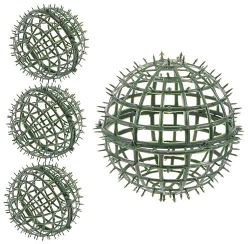Alipis 4pcs Flower Arrangement Ball Stand Artificial Plant Topiary Balls Support Plastic Rack for Diy Decor