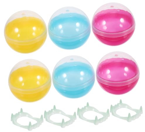 ibasenice 10pcs Glow Dark Fake Teeth Halloween Props Horrific Vampire Fangs for Costume Parties Novelty Nighttime Accessories for Adults and Boys and Girls for Halloween Fun