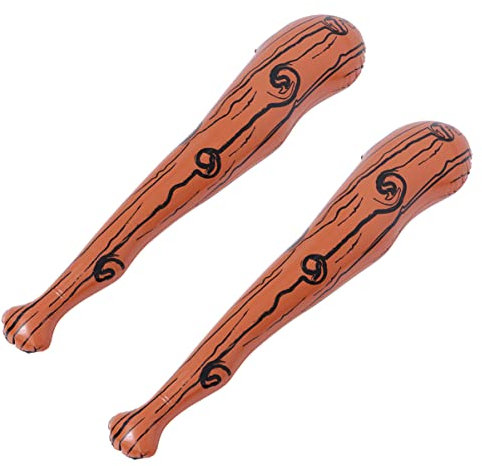 Abaodam 2stücke Aufblasbarer PVC Baseballschläger Als Jubelstab Für Junge Mädchen Partygeschenke Und Wasserspiele Farbenfroh Und Sicher