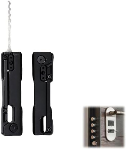 Portable Folding Lock Pick, Lock Picking Kit, Easy to Use Tool Pick Set, Clock Pick Set, Pick Tool, Pick and Hook Set for Key Molds, Locksmiths, Hobbyists (1pc)