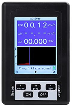 Misuratore EMF, BR-9B. Portatile Geiger Contatore Nucleare Rilevatore di radiazione Nucleare Personale Dosimeter Tester di marmo Radio radiazione dei raggi X Dosimetro EMF Misuratore